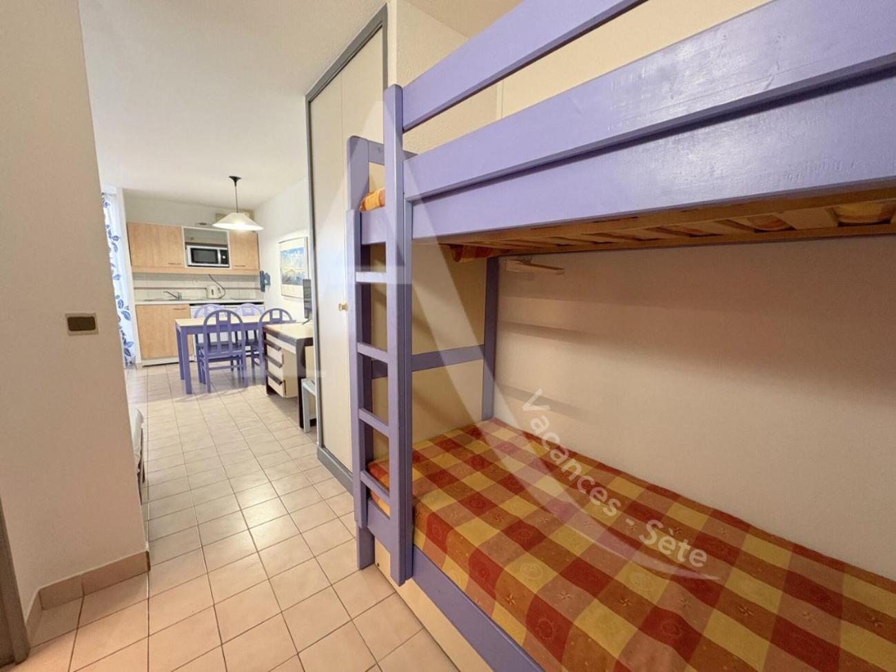 Studio Vue Mer Avec Pkg, Piscine, Tennis, Plage Direct Sète Eksteriør billede